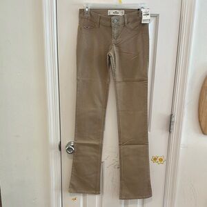 Hollister Tan Boot Cut Jeans Classic Style